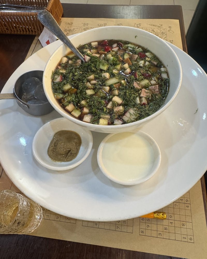 Окрошка на квасе